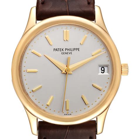 Patek Philippe Calatrava Yellow Gold Automatic 3998 Mens 